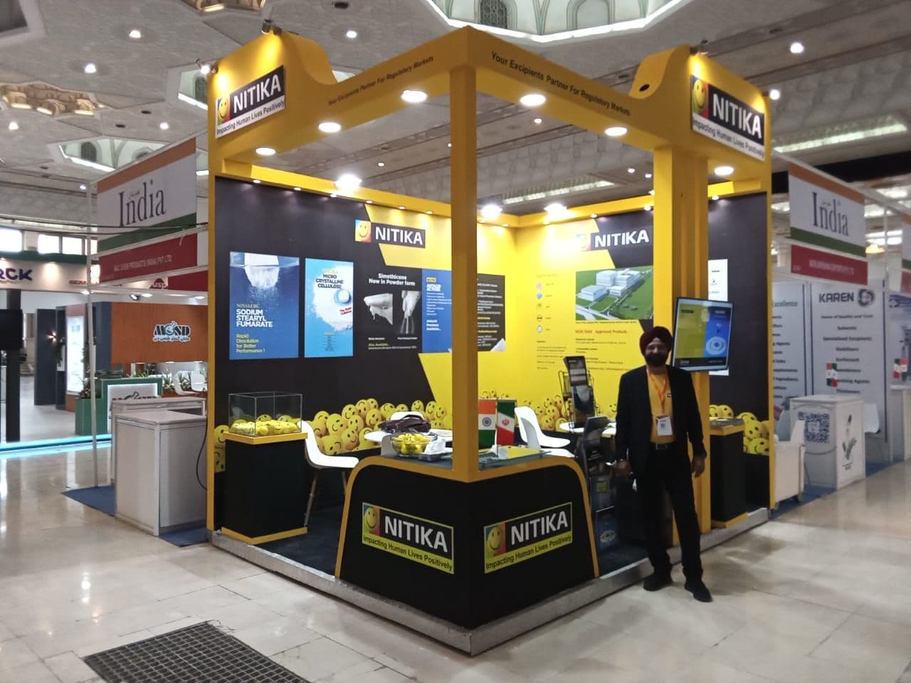 Nitika At Iran Pharma 10 - 12 October 2022